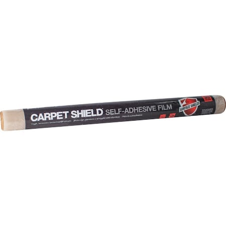 Surface Shields Carpet Shield 24 In. x 50 Ft. Self-Adhesive Film Floor Protector CS2450S